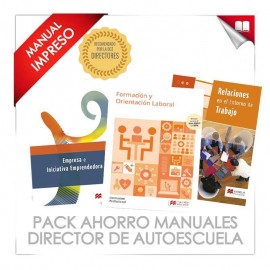 Pack ahorro Manuales - Director de autoescuela